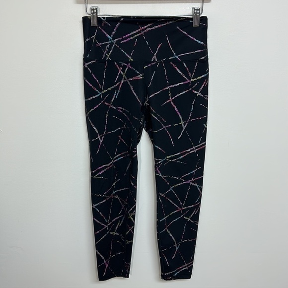 Zyia High Rise Abstract Metallic 7/8 Legging 6-8 - Picture 6 of 10